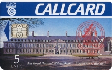 Royal Hospital Kilmainham Stamp & Coin Collectors Fair Callcard (front)