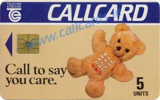 Teddy Bear 5u Callcard (front)