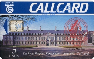 Royal Hospital Kilmainham Stamp & Coin Collectors Fair Callcard (front)