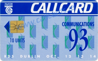 Communications 1993 Callcard (front)