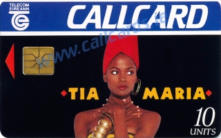 Tia Maria 1993 Callcard (front)