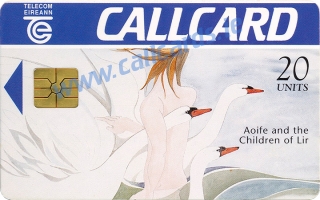 Aoife and the children of Lir Callcard (front)