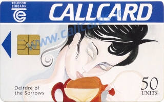 Deirdre of the Sorrows Callcard (front)