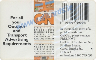 CAN Advertising (C.A.N) Callcard (back)