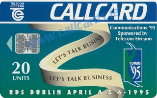 Communications 1995 Callcard (front)