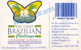 Brazilian Challenge Callcard (back)