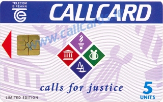 Tracey Solicitors - Calls for Justice Callcard (front)