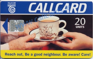 Reach Out Campaign 1995 Callcard (front)