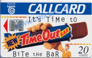 Time Out Bar Callcard (front)