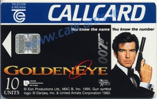 James Bond "GoldenEye" Callcard (front)