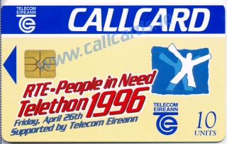 Telethon 1996 Callcard (front)