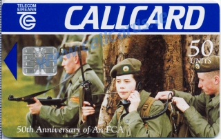 An FCA (F.C.A.) Callcard (front)