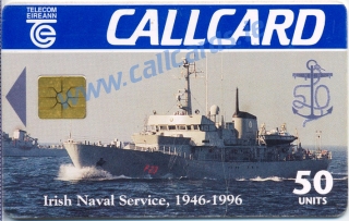 Irish Naval Service (Irish Navy) Callcard (front)