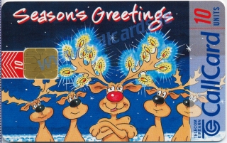 Christmas 1996 Special Issue Callcard (front)