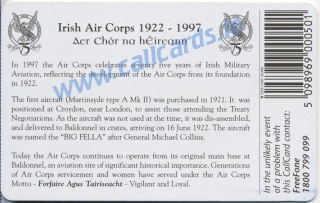 Irish Air Corps Callcard (back)