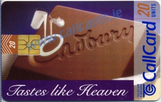 Cadburys "Tastes Like Heaven" Callcard (front)