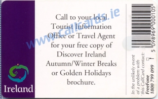 Bord Failte Callcard (back)