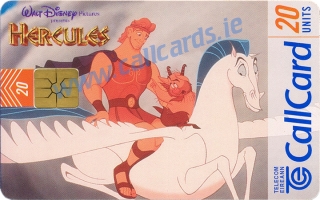 Disney's Hercules Callcard (front)