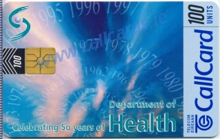 Department of Health Callcard (front)