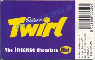Cadburys Twirl Callcard (back)