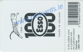 Esso Callcard (back)