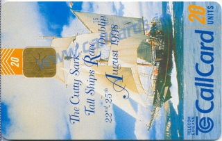 The Cutty Sark Tall Ships Callcard (front)