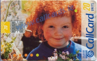 Beautiful Ireland (Tourist) Girl Callcard (front)