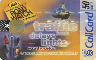AA Roadwatch Callcard (front)