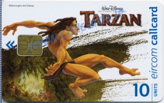 Disney's Tarzan Leaping Callcard (front)