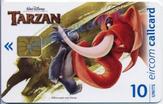 Disney's Tarzan Kantor & Turk Callcard (front)