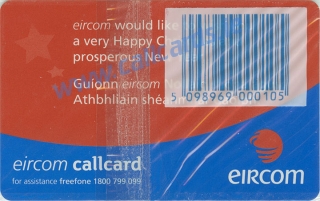 Christmas 1999 Limited Edition Callcard (back)