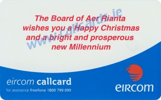 Aer Rianta Callcard (back)