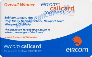 Design a Callcard 1999 Callcard (back)