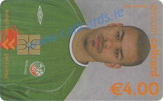 Stephen Reid World Cup 2002 Callcard (front)