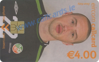 Dean Kiely World Cup 2002 Callcard (front)