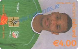 Clinton Morrison World Cup 2002 Callcard (front)