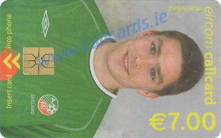 Matt Holland World Cup 2002 Callcard (front)