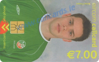 Steve Finnan World Cup 2002 Callcard (front)