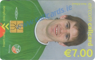 Kevin Kilbane World Cup 2002 Callcard (front)