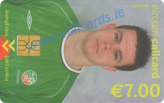 Ian Harte World Cup 2002 Callcard (front)