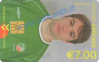 Jason McAteer World Cup 2002 Callcard (front)