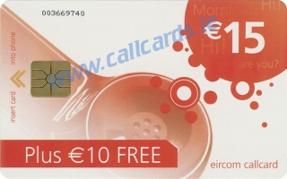 Eircom Callcard €15 (front)