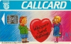 St. Valentines Day 1993 Callcard (front)