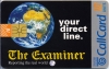 The Examiner 1997 Callcard (front)