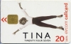 Tina Turner Twenty Four Seven Callcard (front)